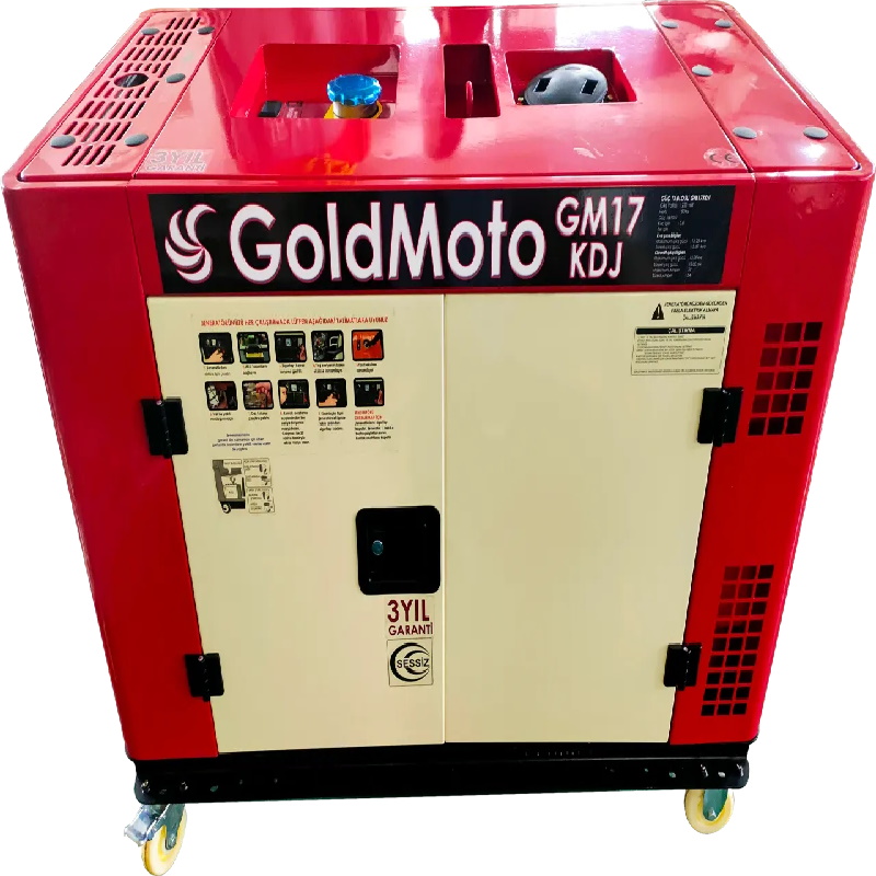 Генератор дизельний GOLDMOTO 3 фази (380В), 12,5кВт, (GM-17-KTDJ)